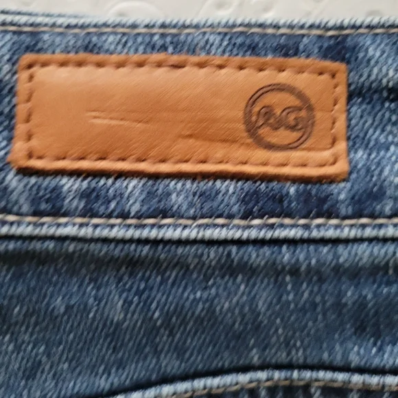 AG Adriano Goldschmied women's sz 31 Jeans. ALEXXIS straight button fly nwt - Picture 3 of 13